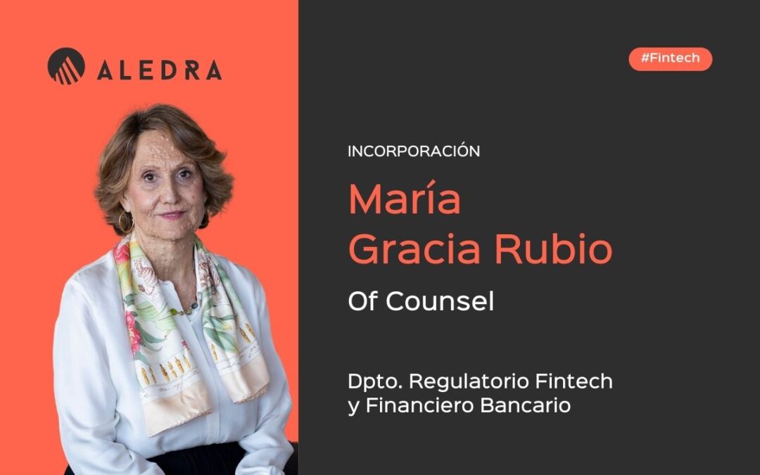 ALEDRA incorpora a María Gracia Rubio de Casas como ‘of counsel’