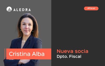 Cristina Alba, nueva socia de Aledra